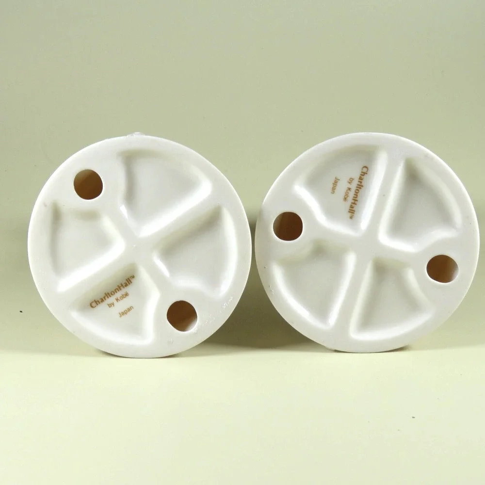 Charlton Hall Kobe Classic Traditions Christmas Horn Candlestick Holder Set of 2